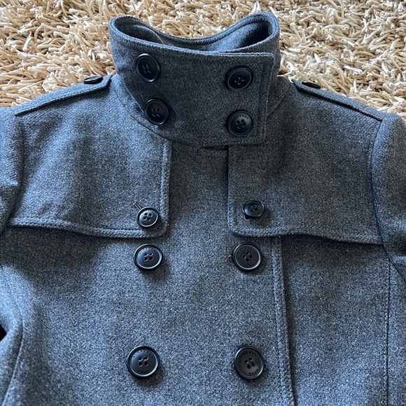 Burberry Brit Wool Coat Jacket Size 12 (EU46) - Picture 13 of 16